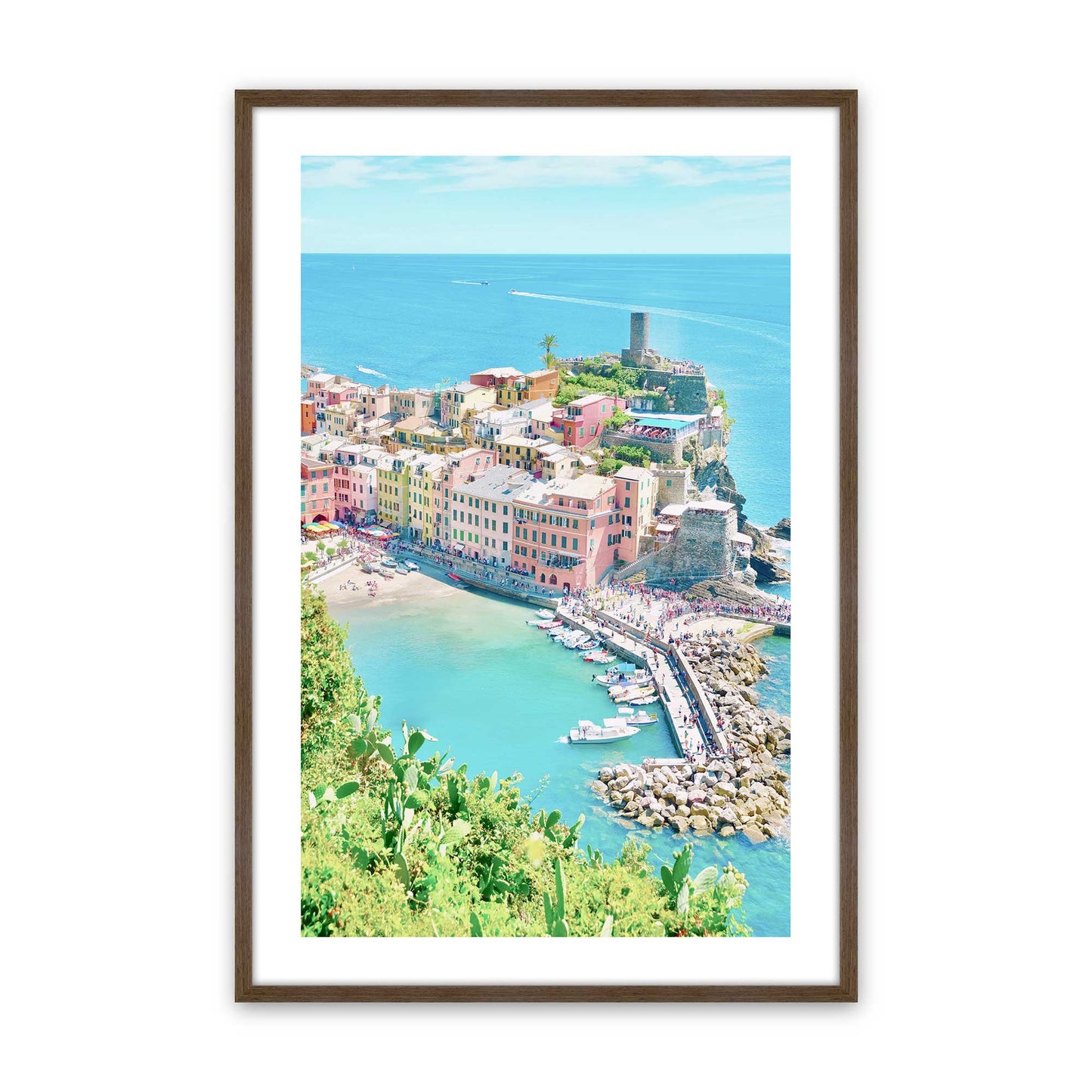 [Color:Walnut], Picture of art in a Walnut frame