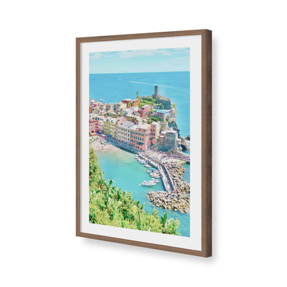 [Color:Walnut], Picture of art in a Walnut frame of the corner