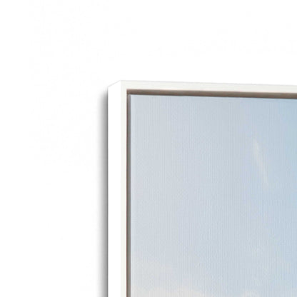 [Color:Opaque White], Picture of art in a White frame at an angle