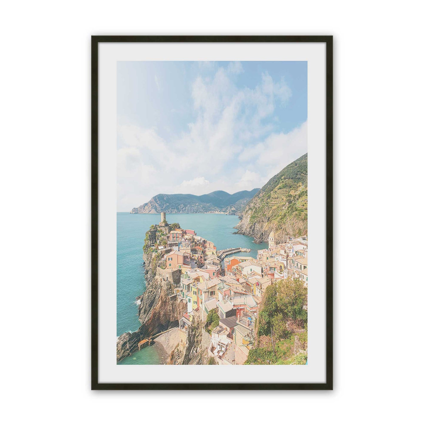 [Color:Satin Black], Picture of art in a Satin Black frame