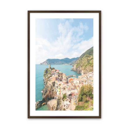 [Color:Brown], Picture of art in a Brown frame