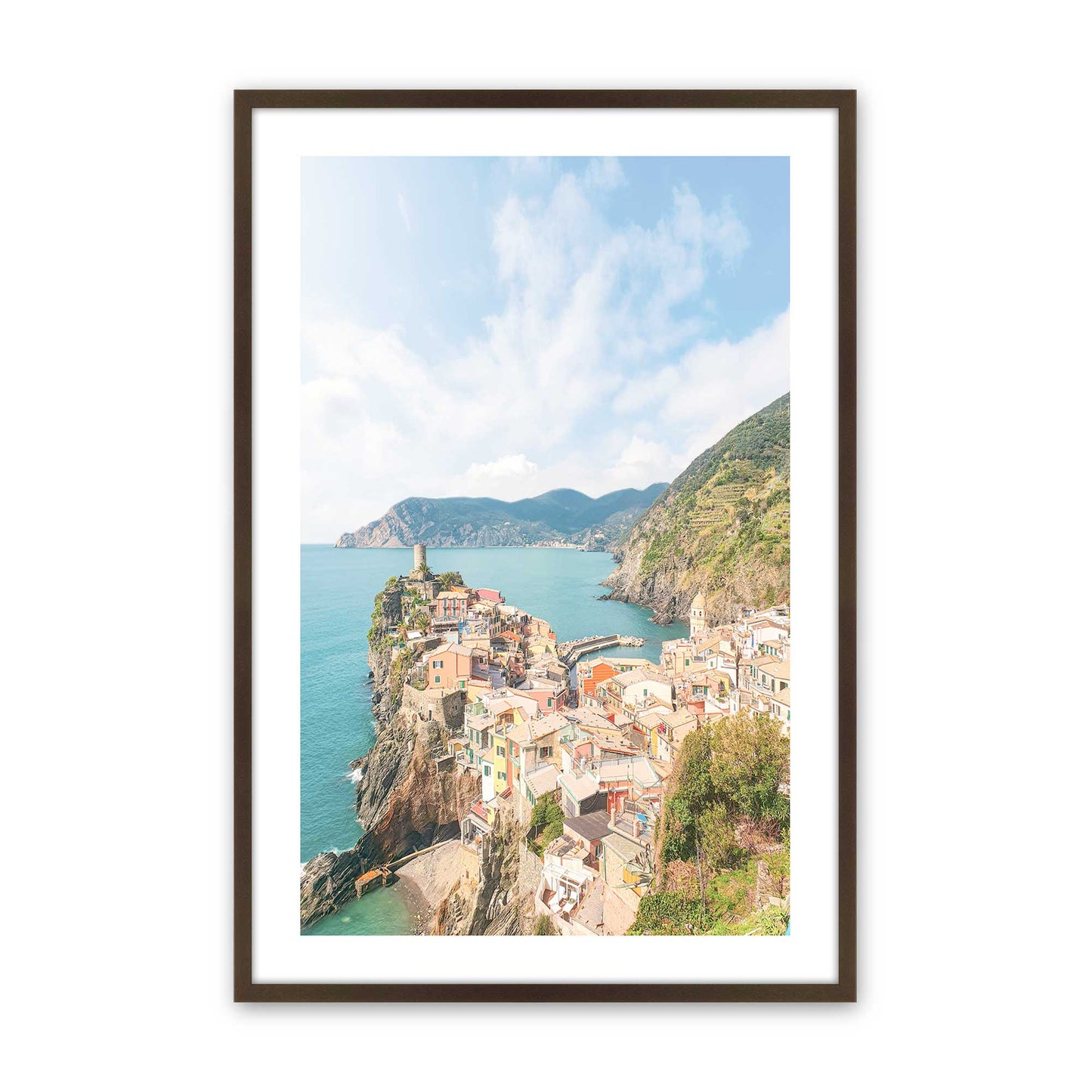 [Color:Belvinder Brown], Picture of art in a Belvinder Brown frame