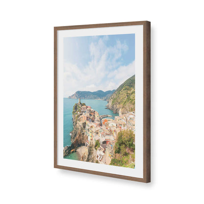 [Color:Walnut], Picture of art in a Walnut frame of the corner