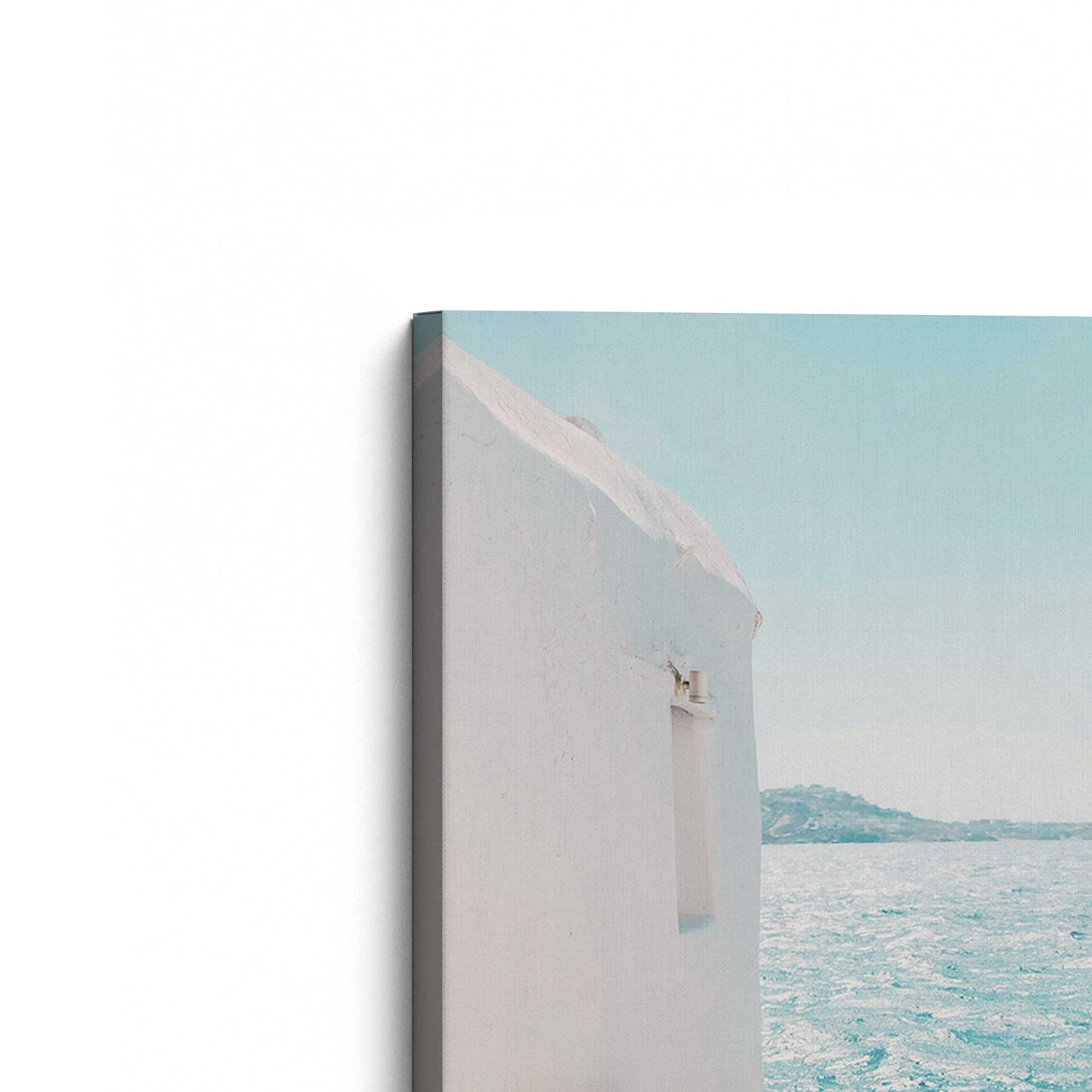 [Color:Stretched Canvas], Picture of the corner of the art
