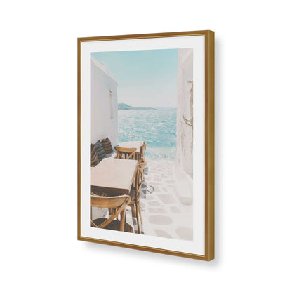 [Color:Polished Gold], Picture of art in a Polished Gold frame of the corner