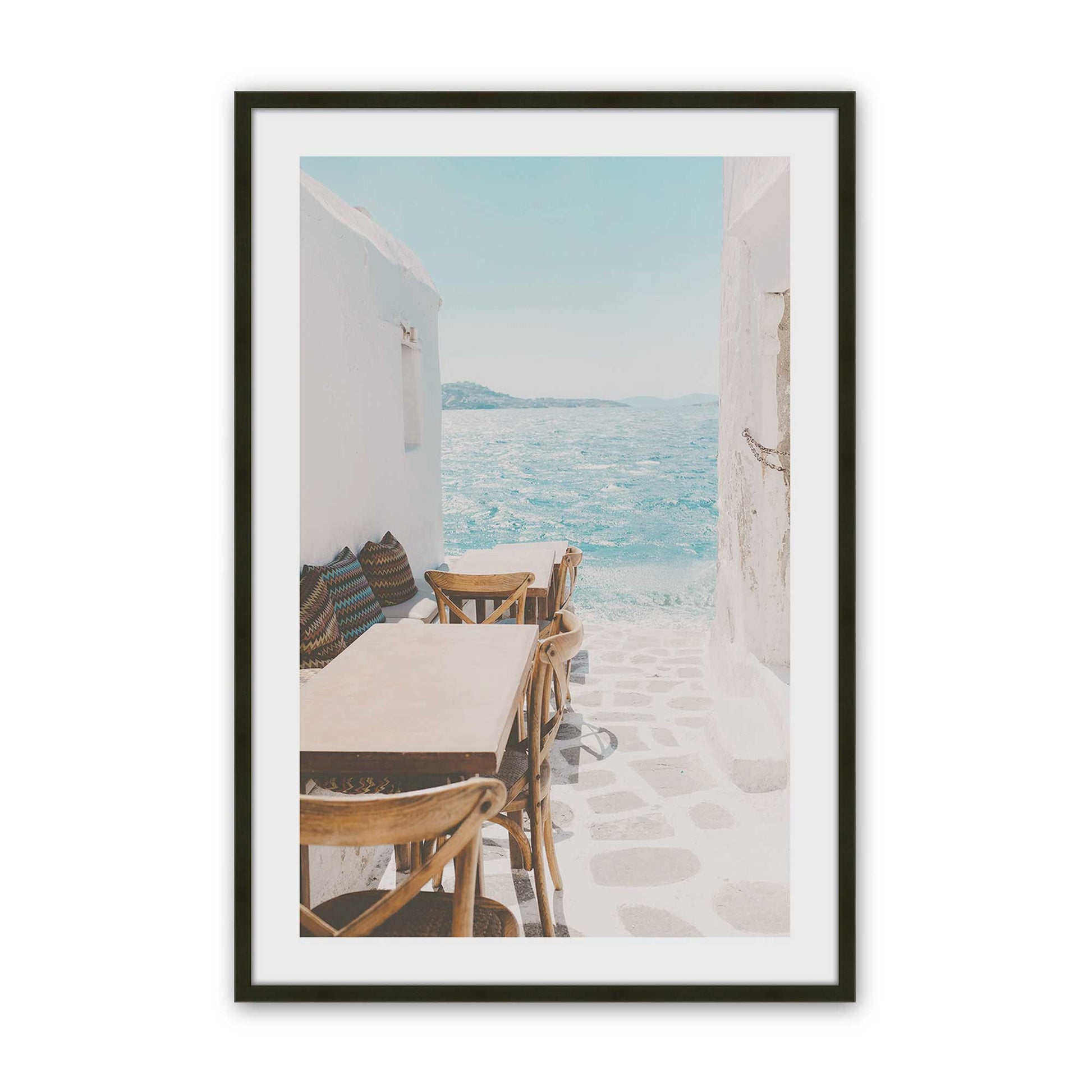 [Color:Satin Black], Picture of art in a Satin Black frame