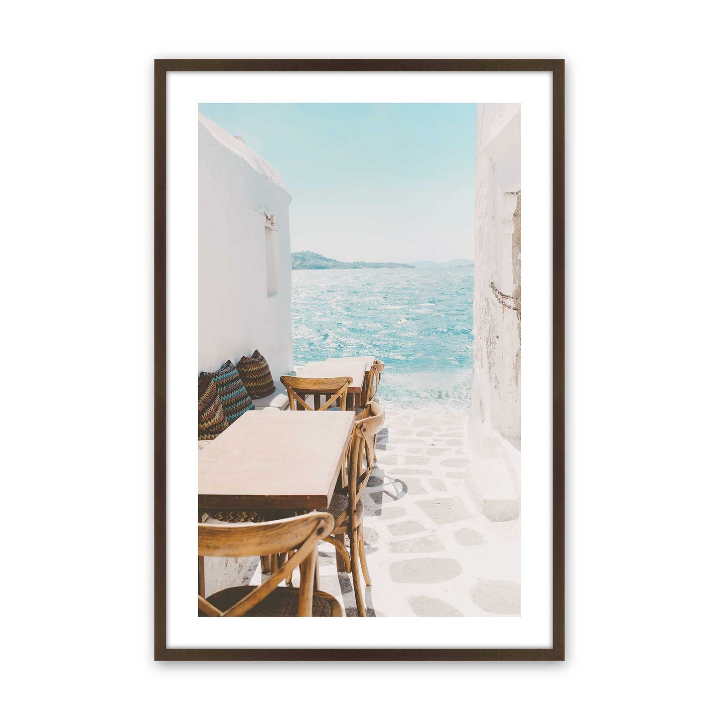 [Color:Belvinder Brown], Picture of art in a Belvinder Brown frame