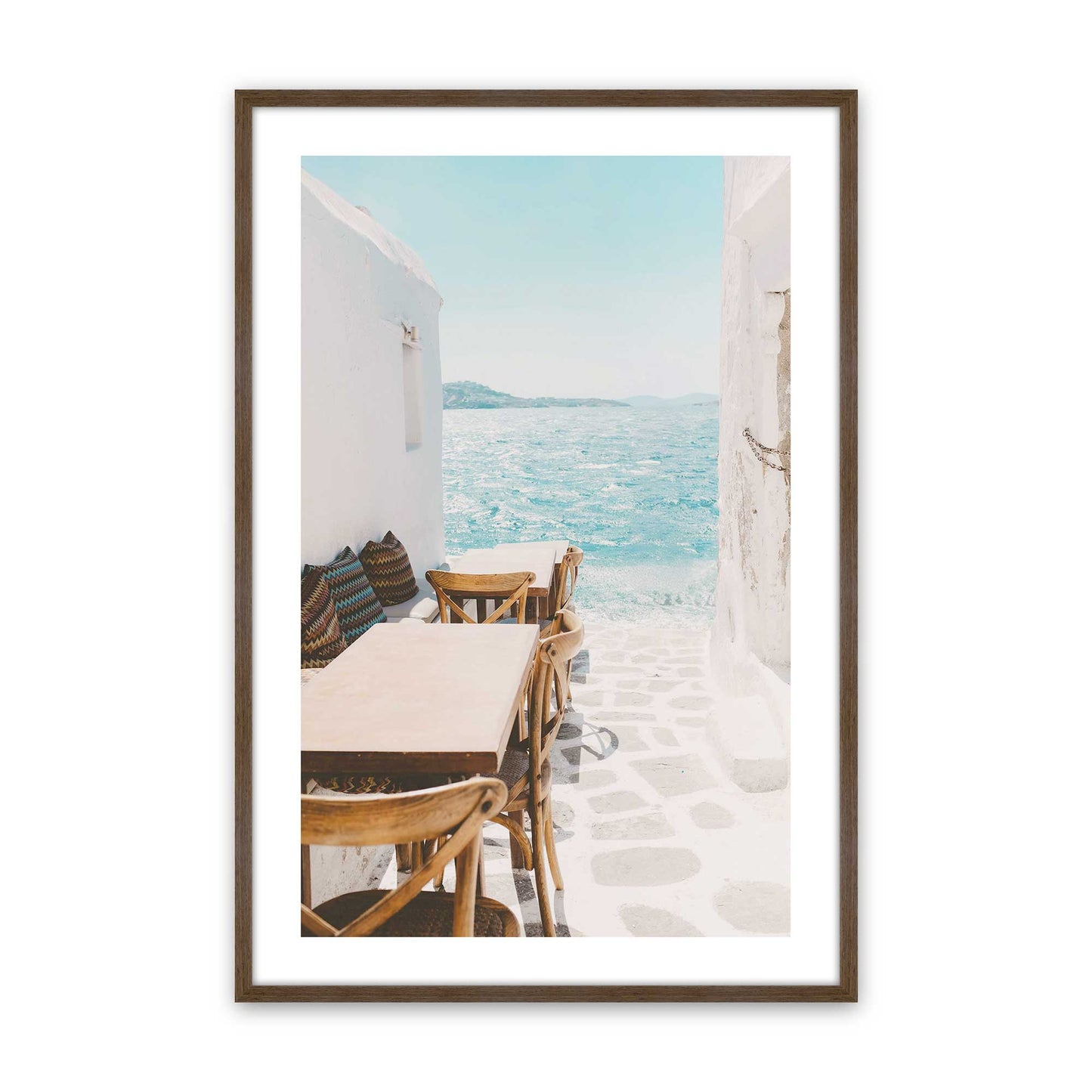 [Color:Walnut], Picture of art in a Walnut frame