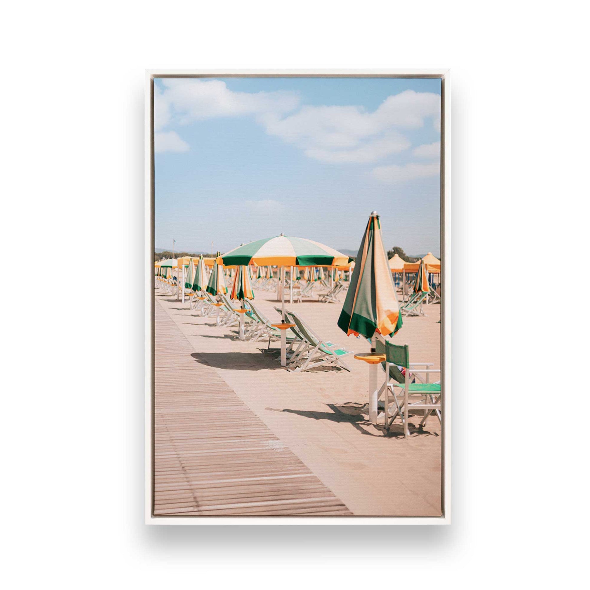 [Color:Opaque White], Picture of art in a White frame