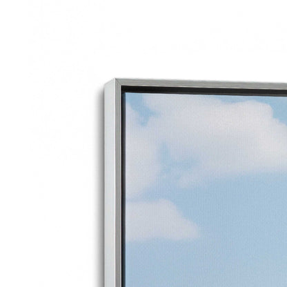 [Color:Polished Chrome], Picture of art in a Polished Chrome frame at an angle