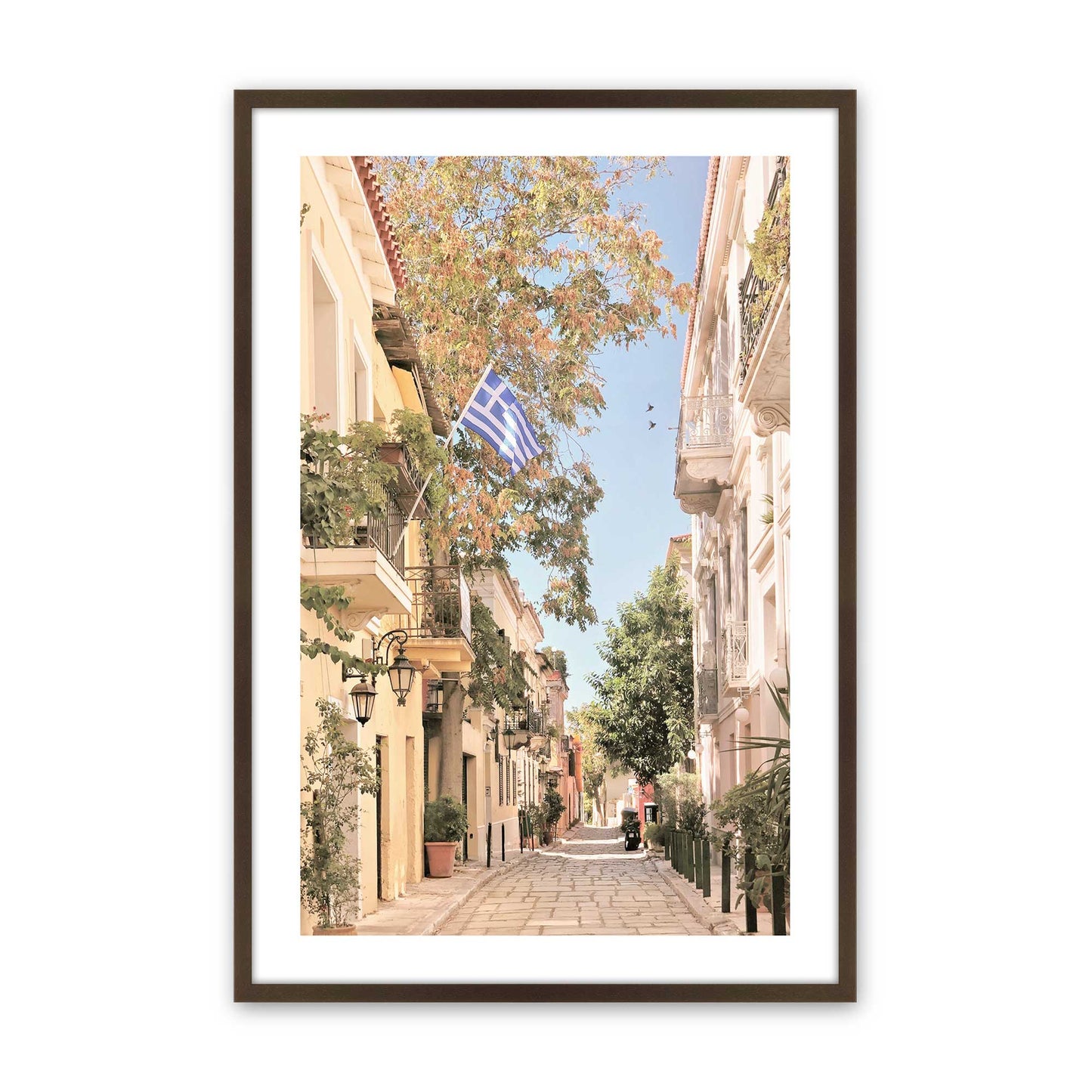 [Color:Brown], Picture of art in a Brown frame