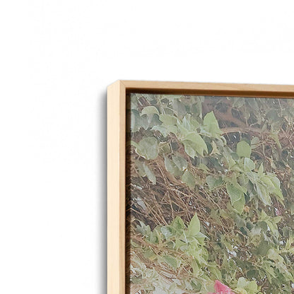 [Color:American Maple], Picture of art in a American Maple frame at an angle