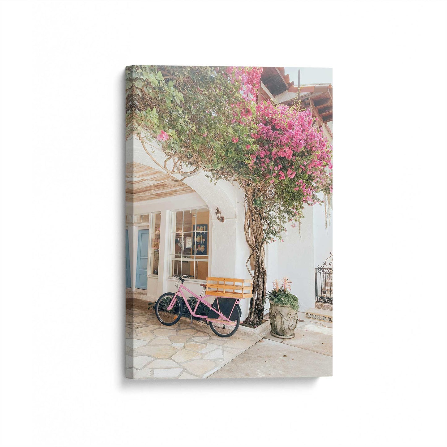 [Color:Stretched Canvas], Picture of art at an angle