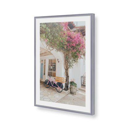 [Color:Polished Chrome], Picture of art in a Polished Chrome frame of the corner