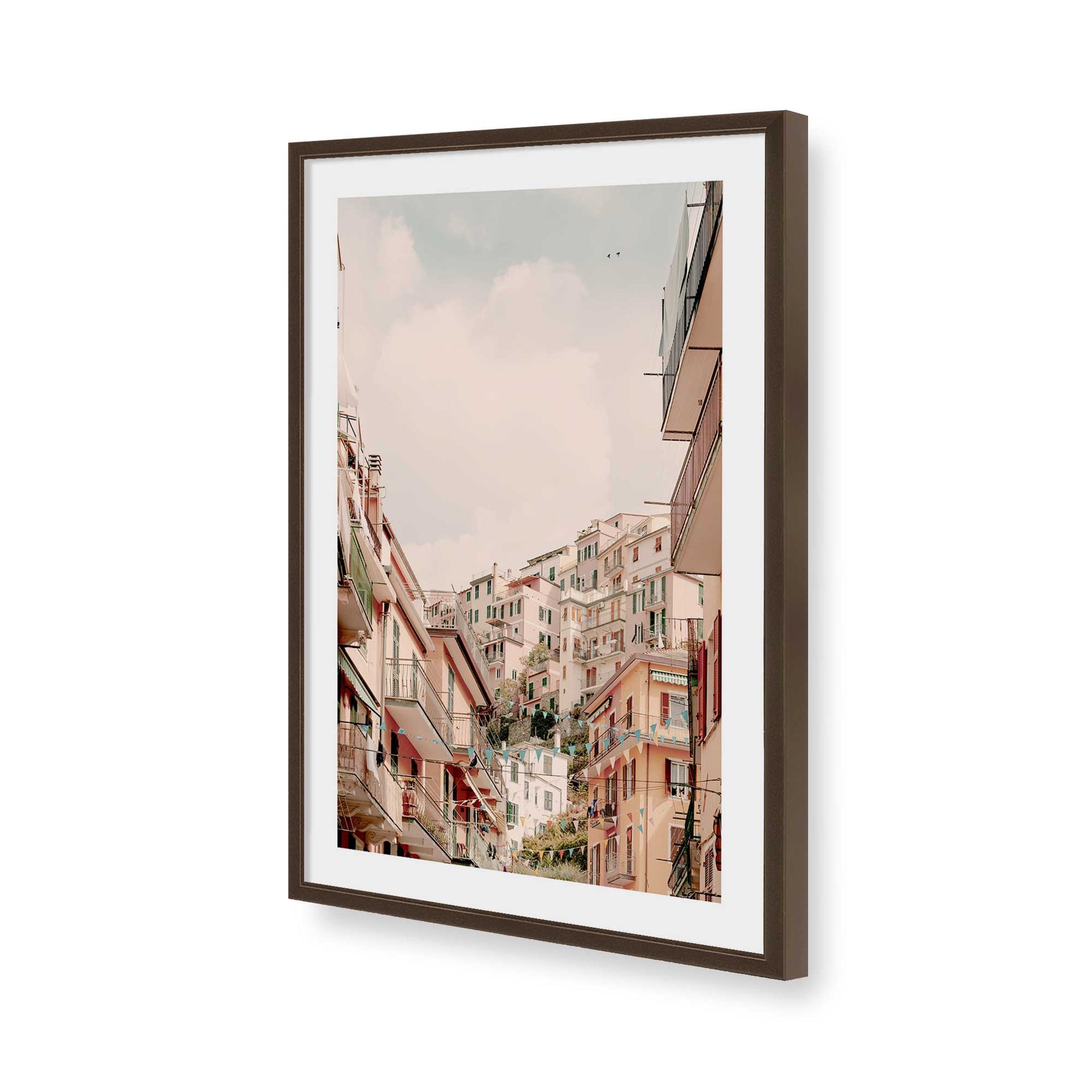 [Color:Belvinder Brown], Picture of art in a Belvinder Brown frame of the corner