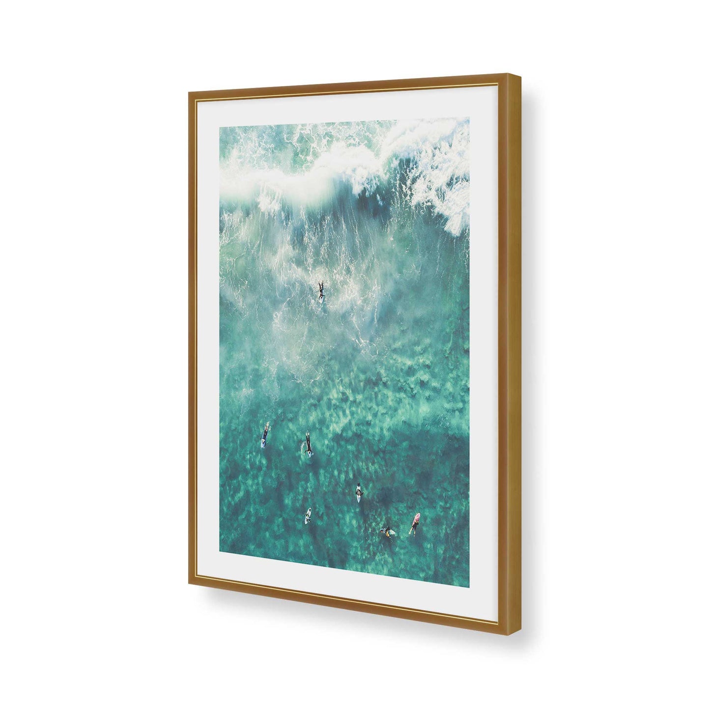 [Color:Polished Gold], Picture of art in a Polished Gold frame of the corner