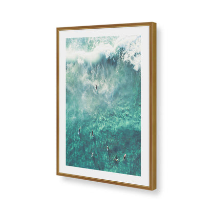 [Color:Polished Gold], Picture of art in a Polished Gold frame of the corner