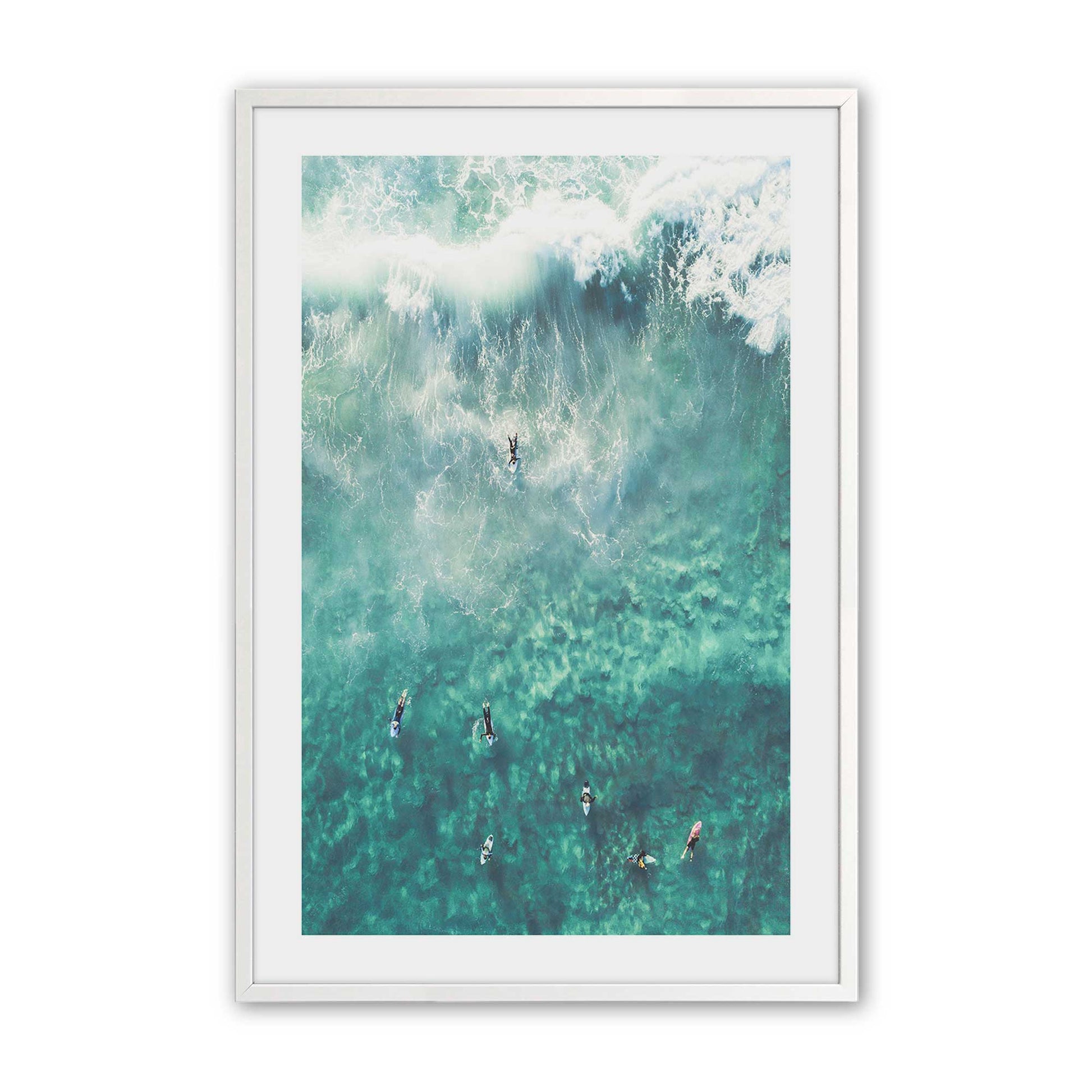 [Color:Opaque White], Picture of art in a Opaque White frame