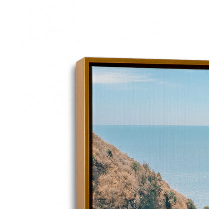 [Color:Polished Gold], Picture of art in a Polished Gold frame at an angle