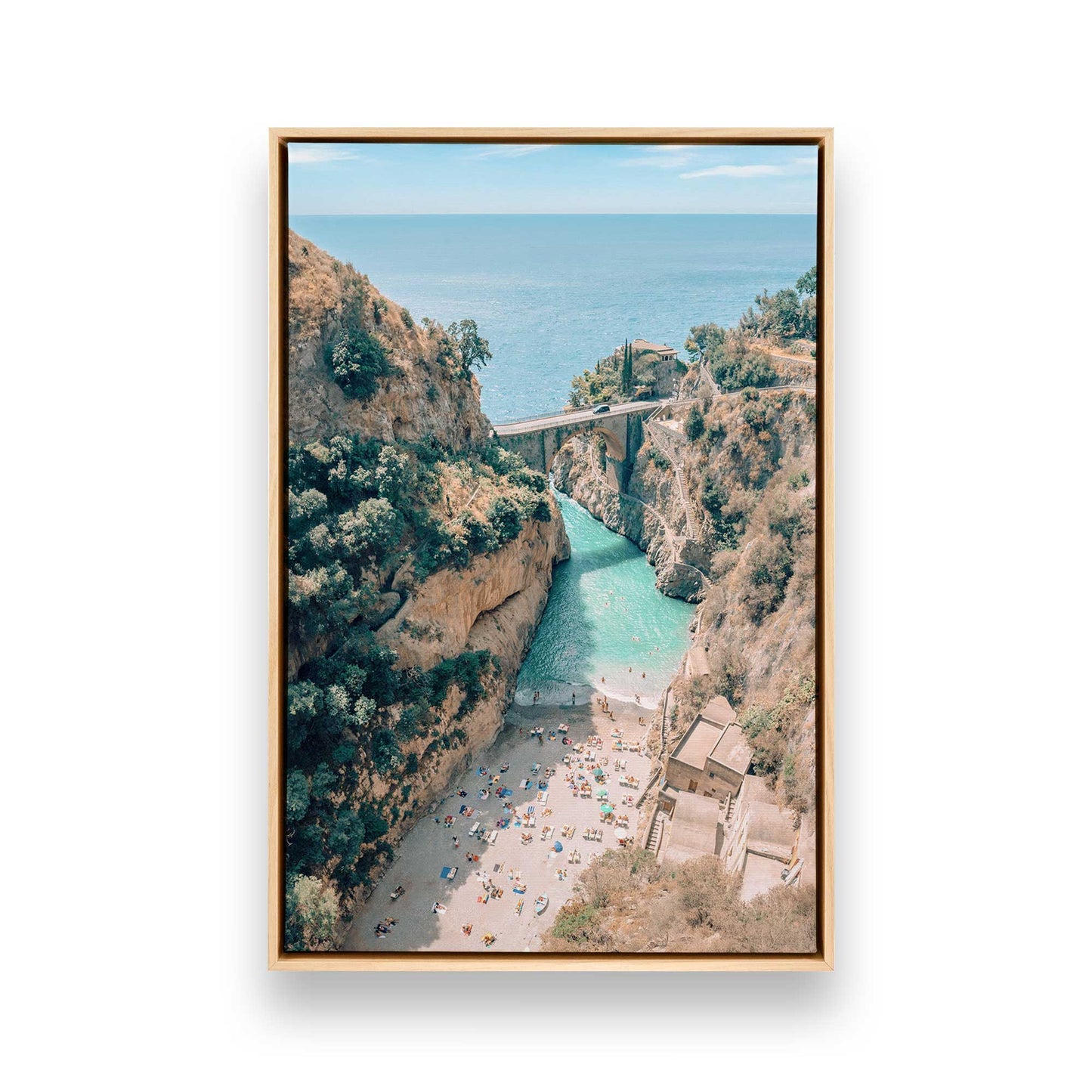 [Color:American Maple], Picture of art in a American Maple frame