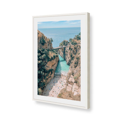 [Color:Opaque White], Picture of art in a Opaque White frame of the corner