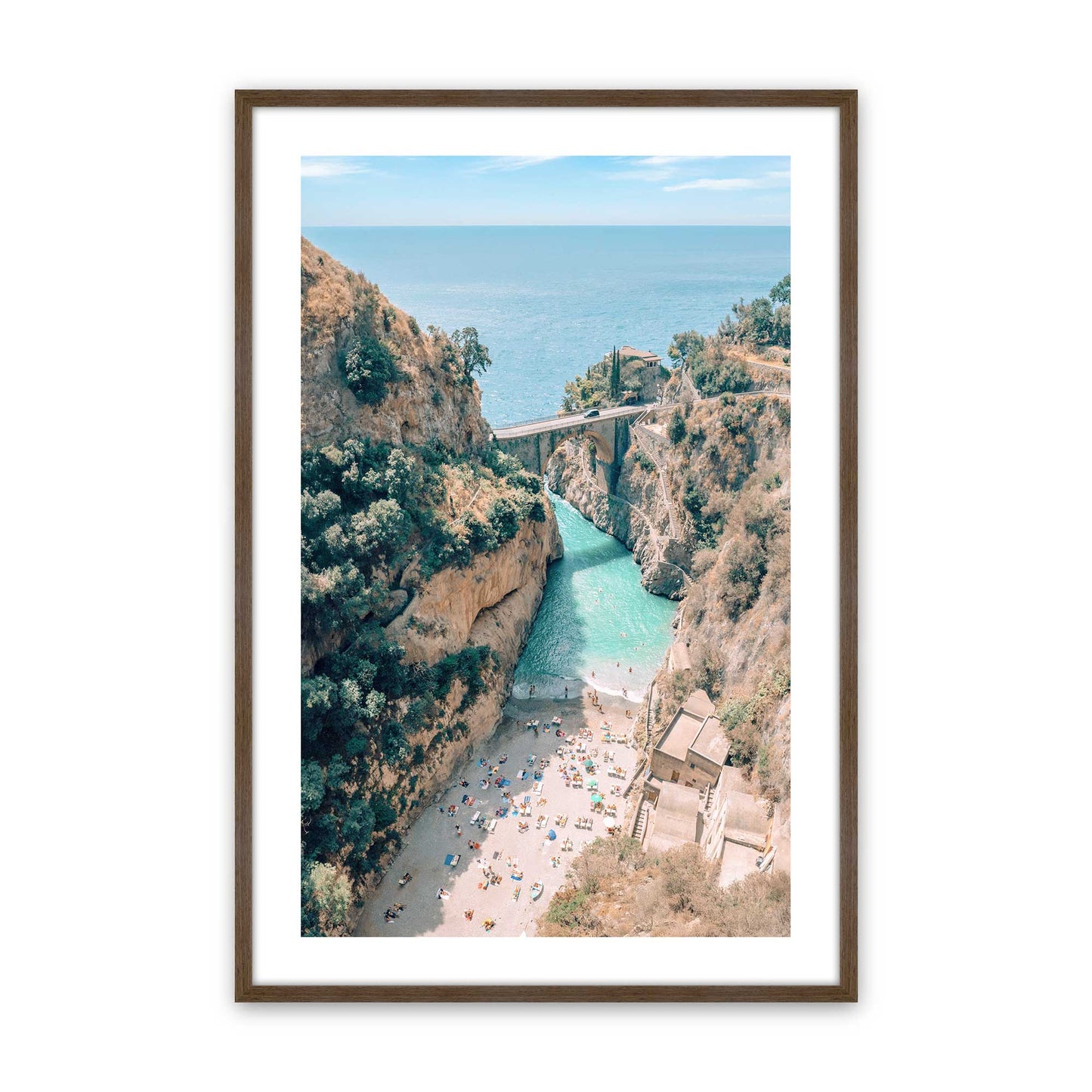 [Color:Walnut], Picture of art in a Walnut frame