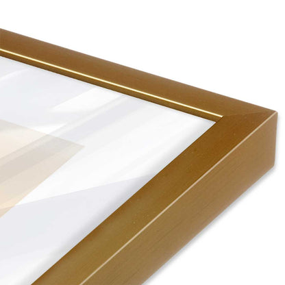 [Color:Polished Chrome], Picture of art in a Polished Chrome frame at an angle