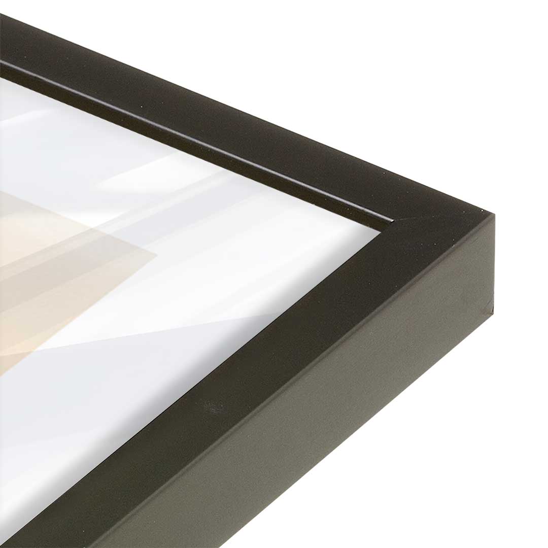 [Color:Polished Chrome], Picture of art in a Polished Chrome frame at an angle