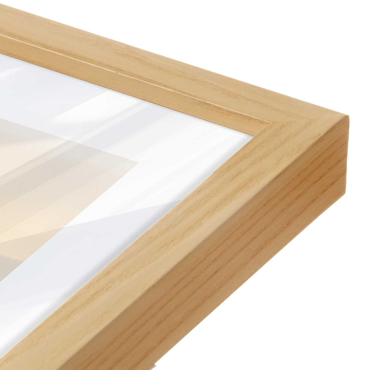 [Color:Polished Chrome], Picture of art in a Polished Chrome frame at an angle