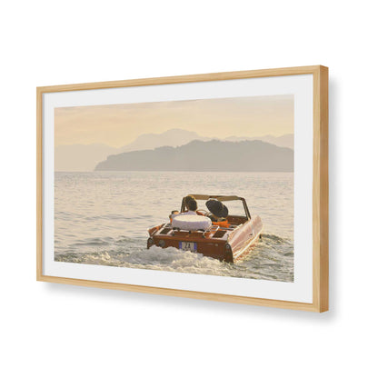 [Color:Polished Chrome], Picture of art in a Polished Chrome frame of the corner