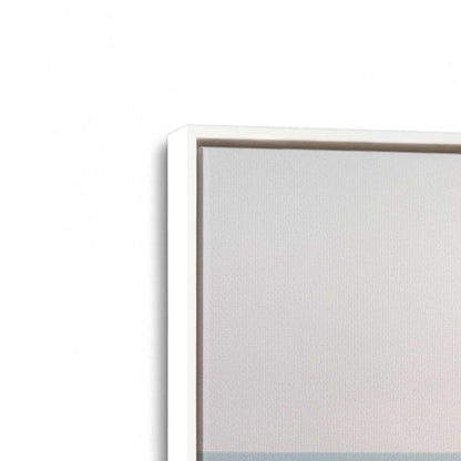 [Color:Opaque White], Picture of art in a White frame at an angle
