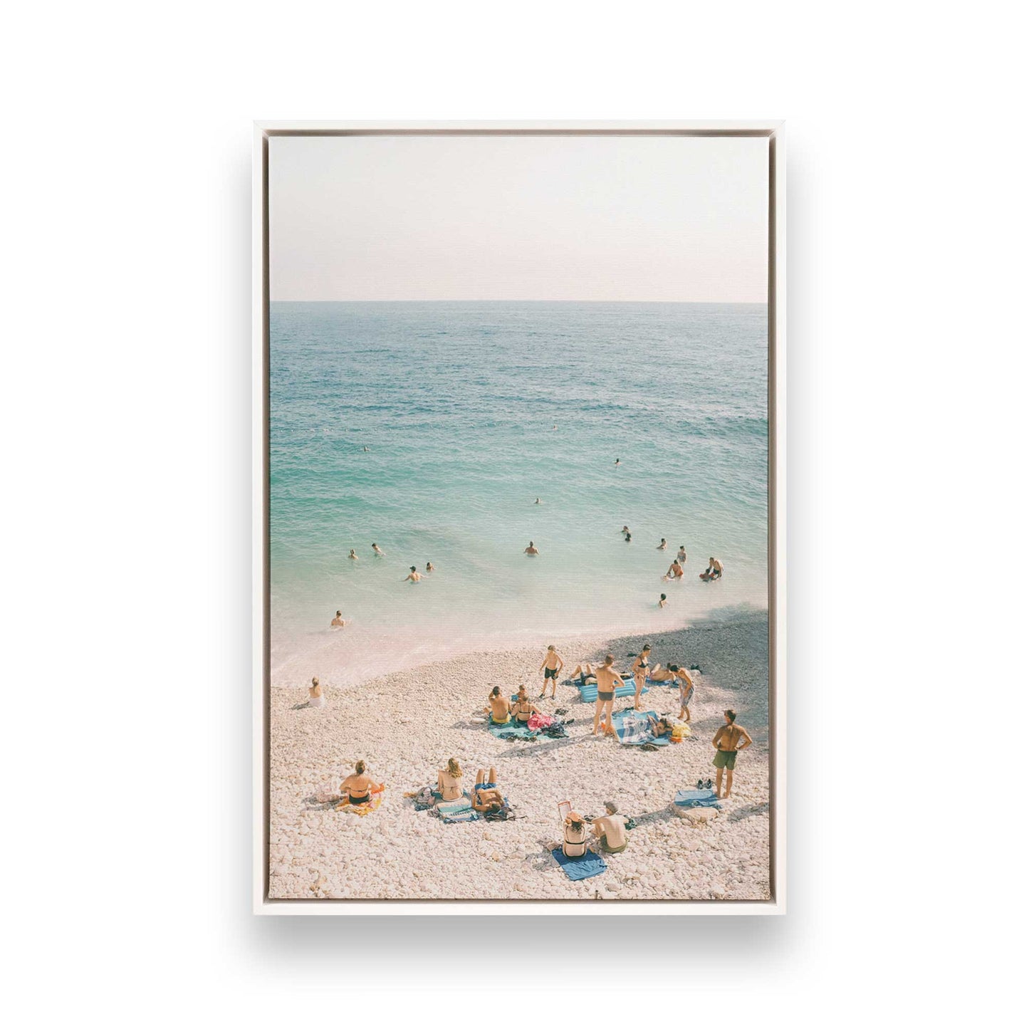 [Color:Opaque White], Picture of art in a White frame