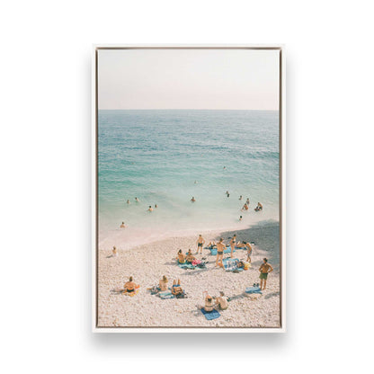 [Color:Opaque White], Picture of art in a White frame