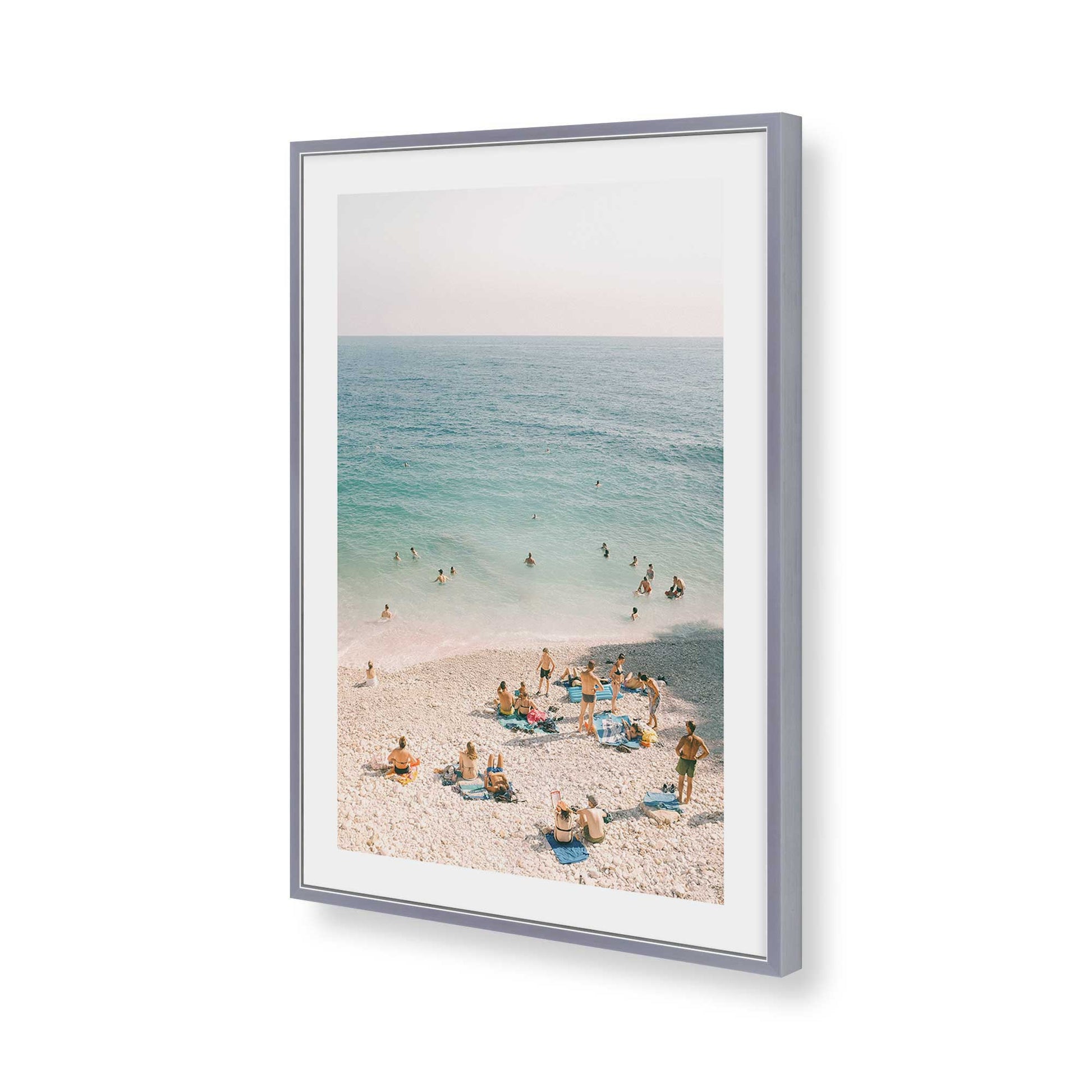 [Color:Polished Chrome], Picture of art in a Polished Chrome frame of the corner