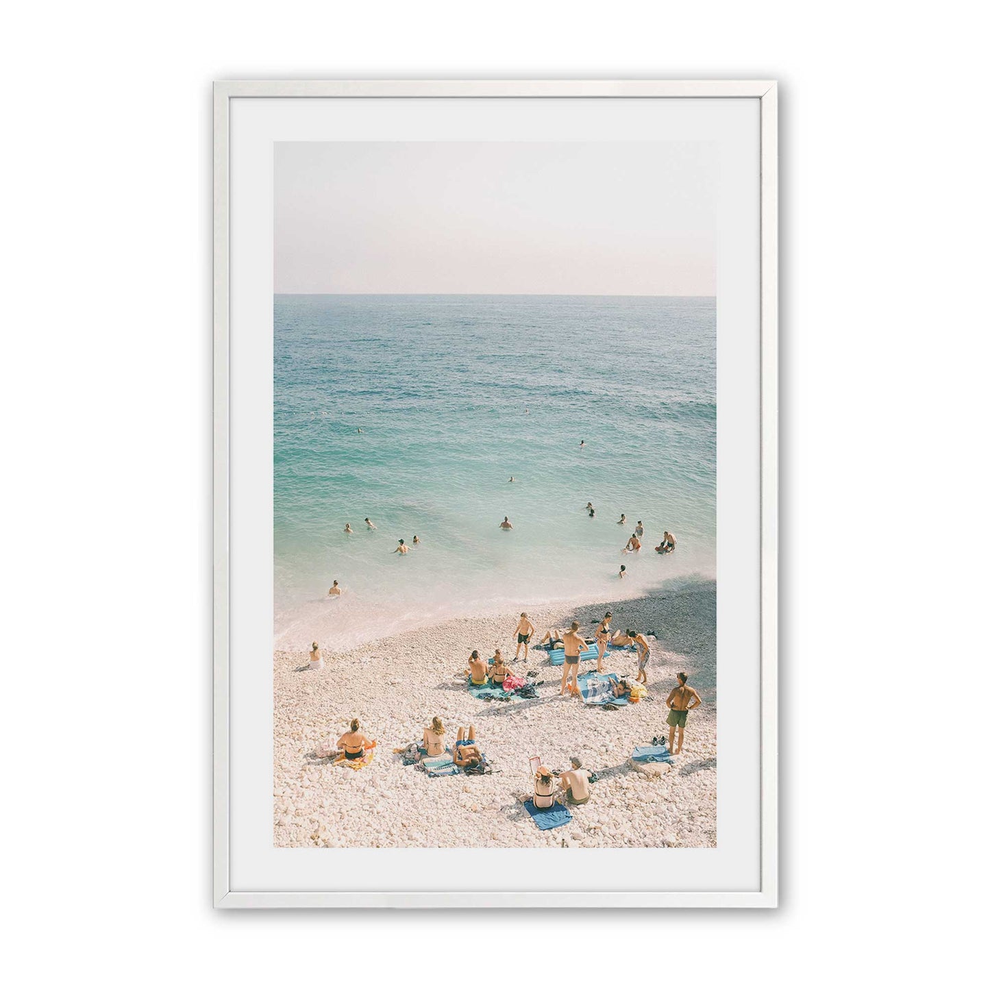 [Color:Opaque White], Picture of art in a Opaque White frame