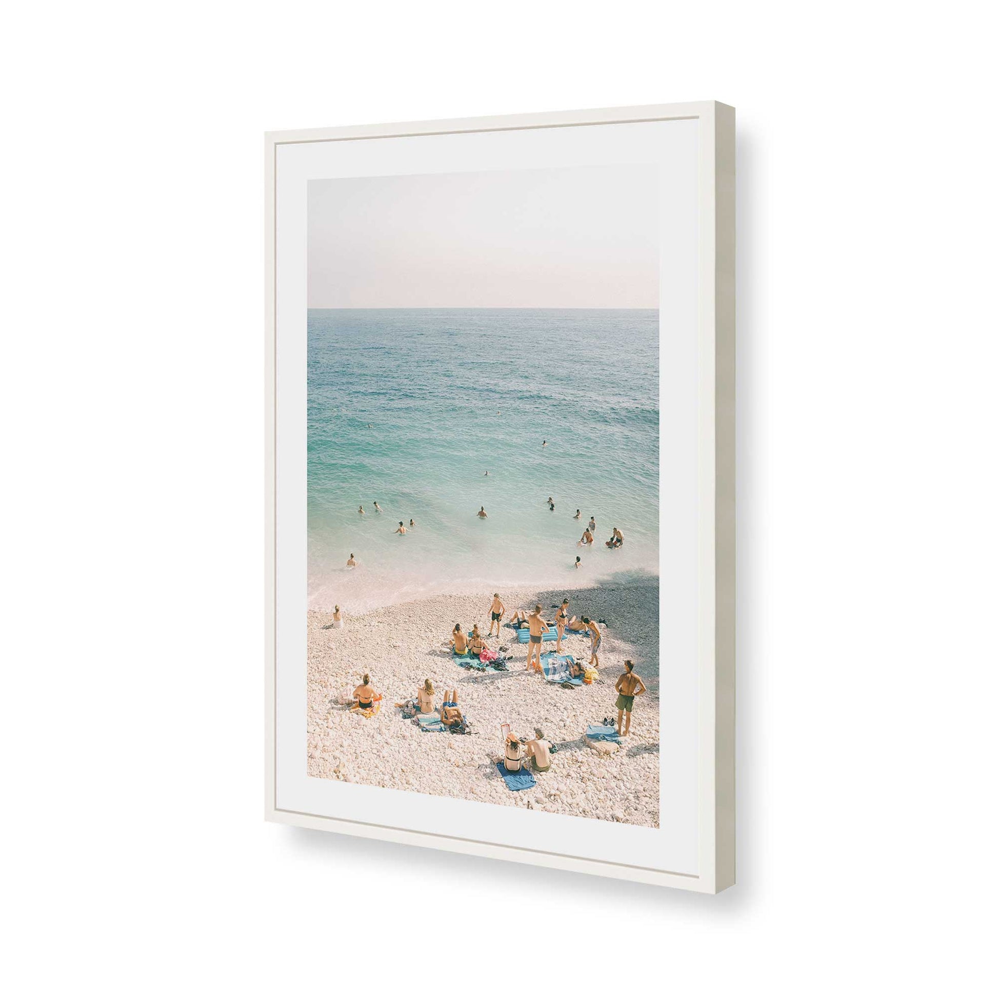 [Color:Opaque White], Picture of art in a Opaque White frame of the corner