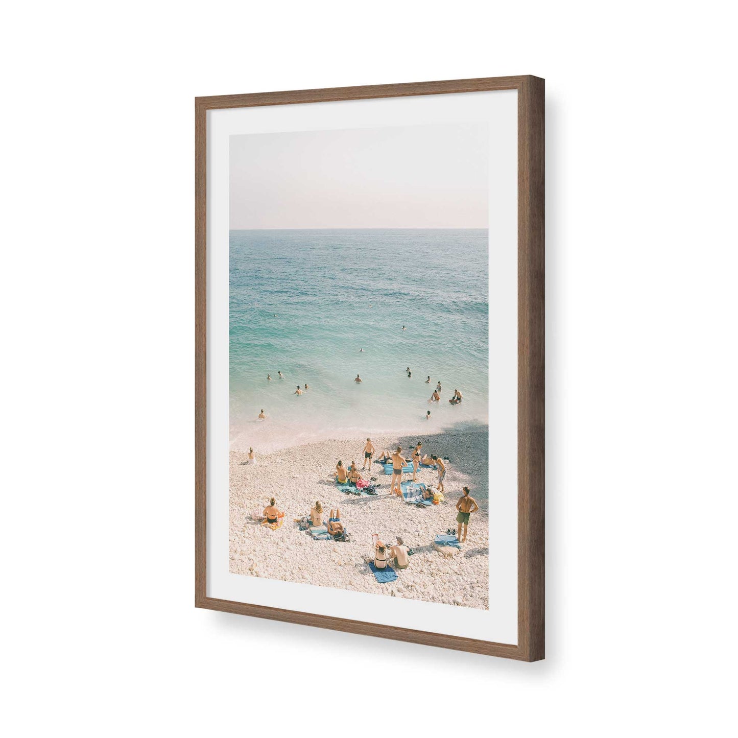 [Color:Walnut], Picture of art in a Walnut frame of the corner