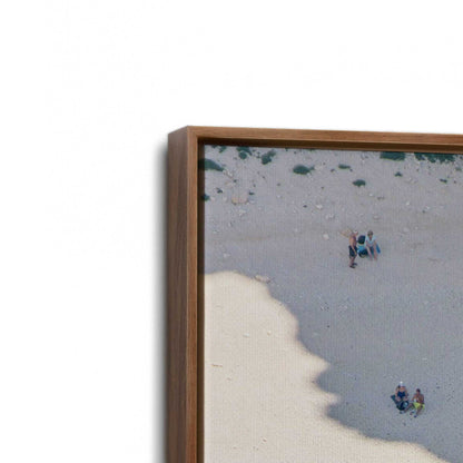 [Color:Walnut], Picture of art in a Walnut frame at an angle