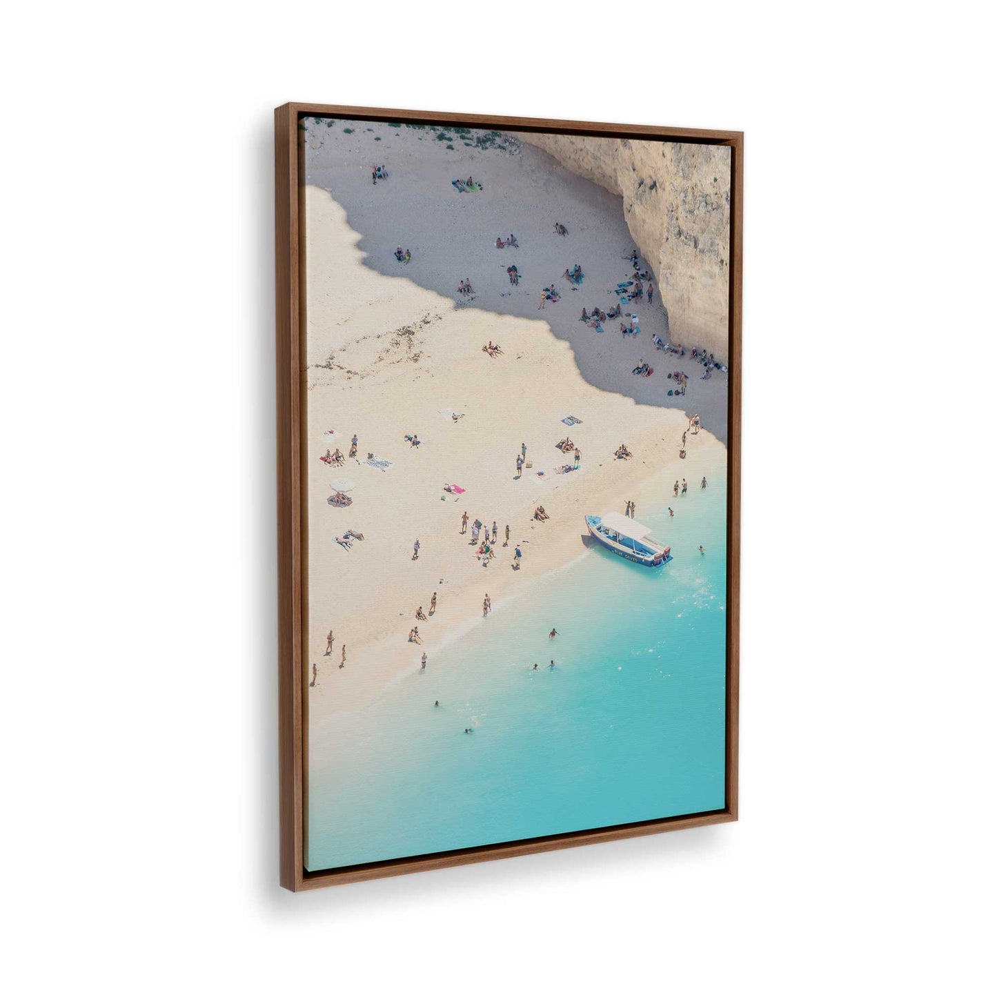 [Color:Walnut], Picture of the corner of the art