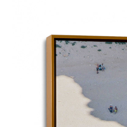 [Color:Polished Gold], Picture of art in a Polished Gold frame at an angle