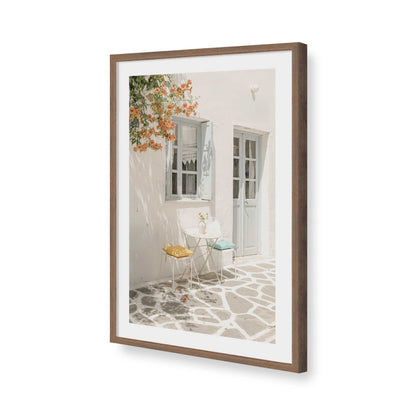 [Color:Walnut], Picture of art in a Walnut frame of the corner