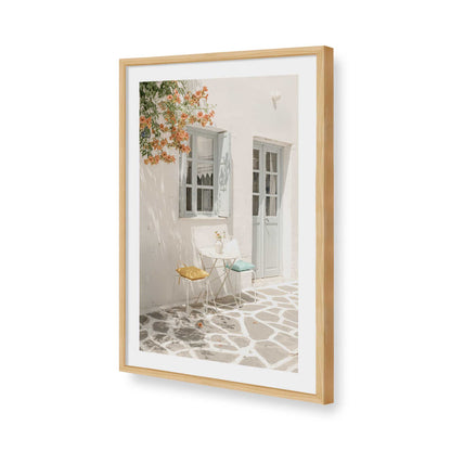 [Color:American Maple], Picture of art in a American Maple frame of the corner