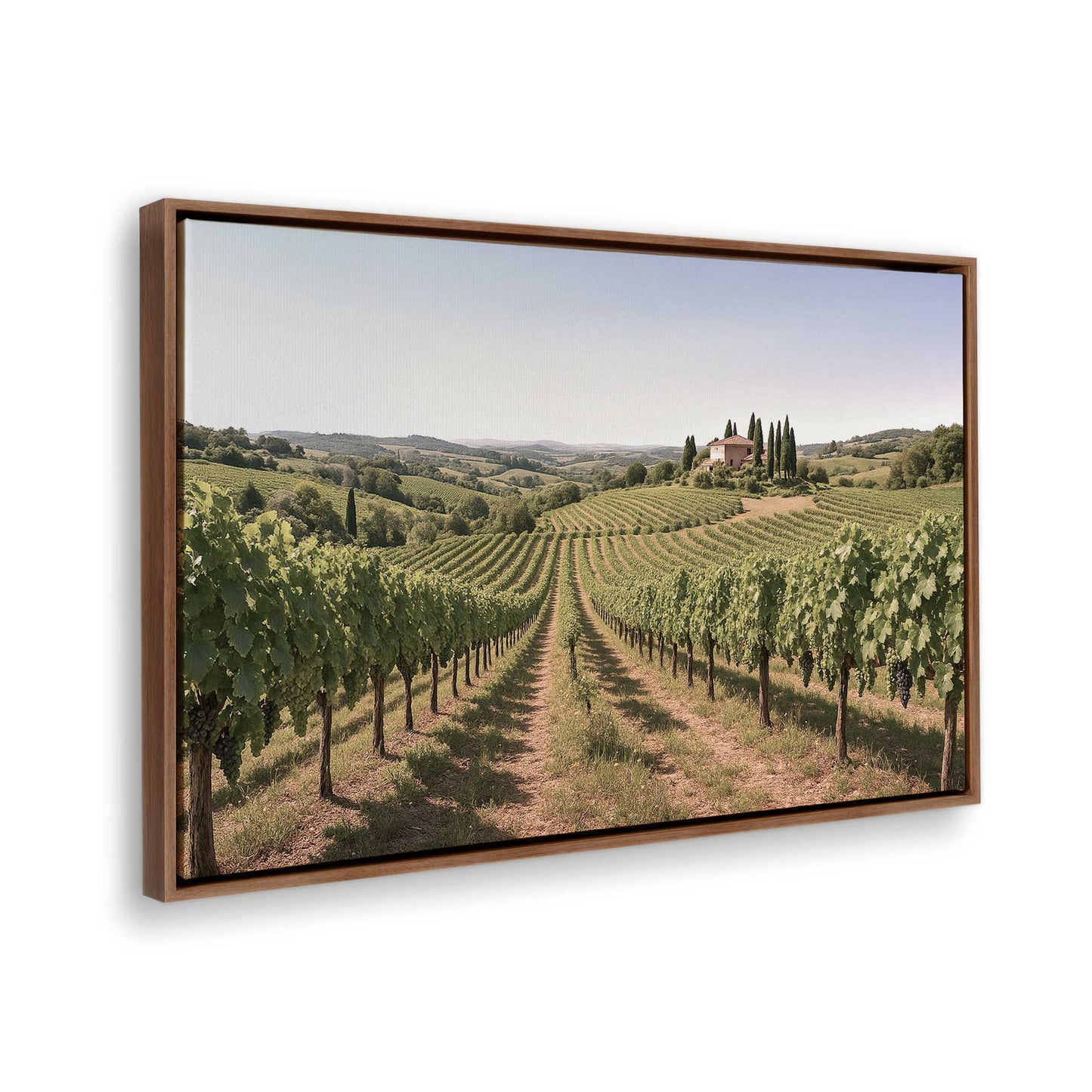 [Color:Walnut], Picture of the corner of the art