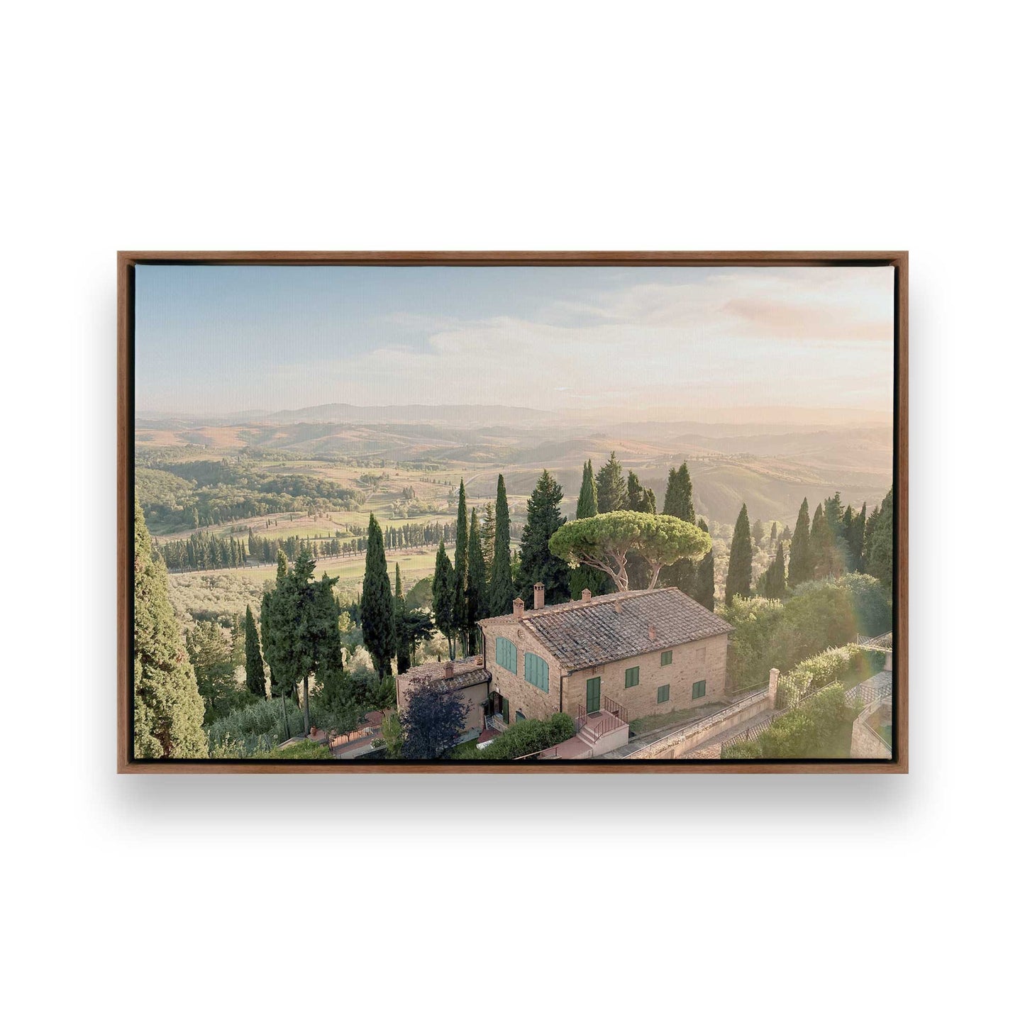 [Color:Walnut], Picture of art in a Walnut frame