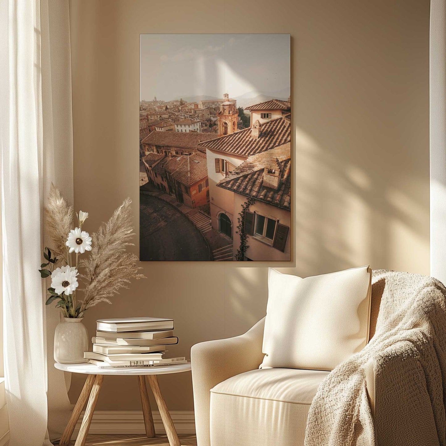 Picture of art in a room