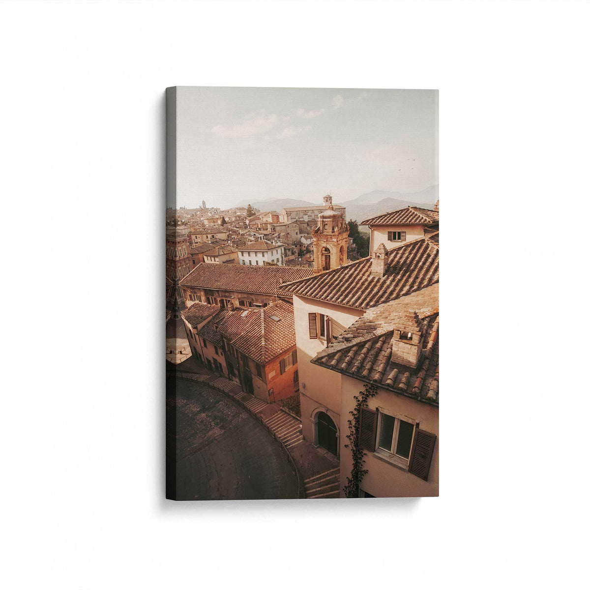 [Color:Stretched Canvas], Picture of art at an angle