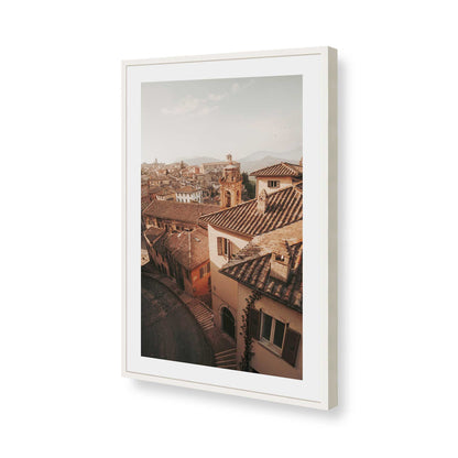 [Color:Opaque White], Picture of art in a Opaque White frame of the corner