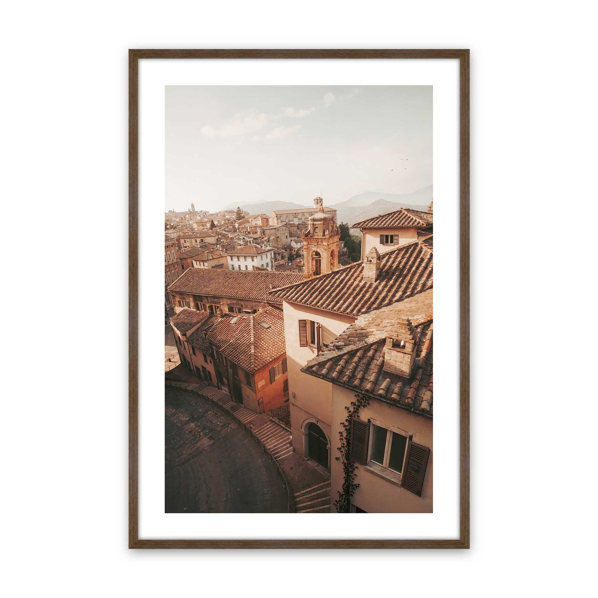 [Color:Walnut], Picture of art in a Walnut frame