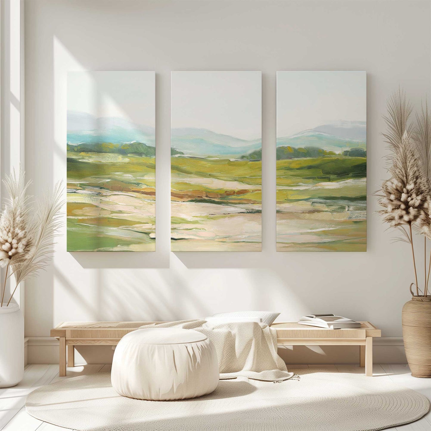 [Color:Stretched Canvas], Picture of art in a room