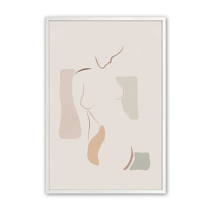 [Color:Opaque White], Picture of art in a Opaque White frame